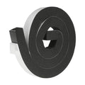uxcell Weather Stripping Door Seal, 1-9/16" x 1-9/16" x 6.5 Ft Adhesive Foam Tape Seal Soundproof Insulation Strips for Door Frame Window Gaps (1 Roll, 6.5 Feet) - size: 1-9/16" x 1-9/16" (6.5 Ft)