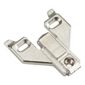 Blum 175L6600.22 0 mm Die Cast Screw on Face Frame Mounting Plate, Die-Cast, Nickel Plated (Pack of 10) - size: Pack of 10, style: Without Screws