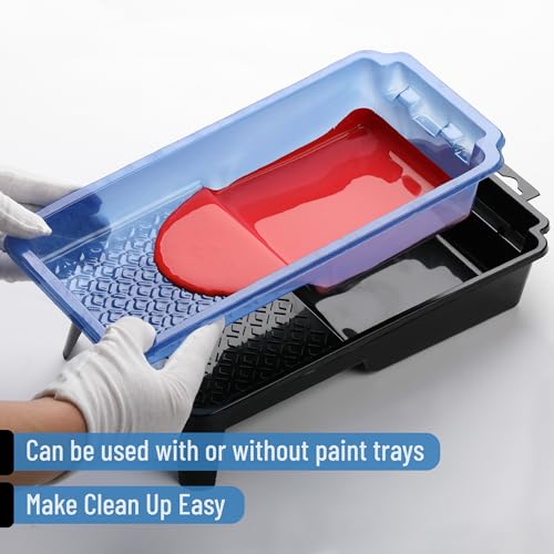 Bates- 4 Inch Paint Tray Set, 22 pcs, 1x 4 Inch Paint Roller Tray