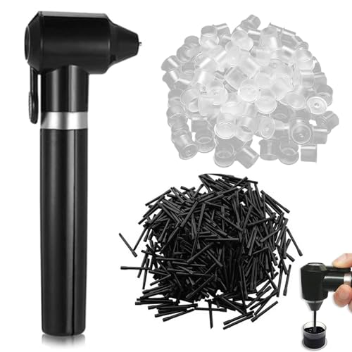 Yuelong Tattoo Ink Mixer With 100 Mixing Sticks and 300 Ink Cups Kit - size: Ink Machine +300pcs Caps