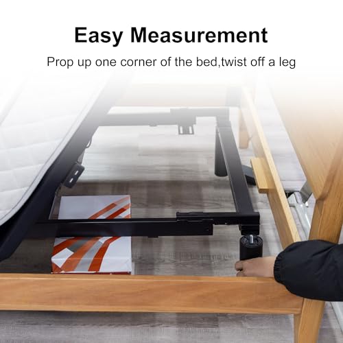 Adjustable Bed Legs Replacement for Adjustable Bed Frame Set of 4 - size: Set of 4