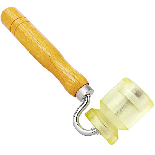 CARTINTS Rubber Seam Roller, Wallpaper Roller for Auto Car Audio Sound Deadening Application, Sound Heat Insulation Mat Wallpaper Application, Perfect for Processing Edges - color: Rubber Roller