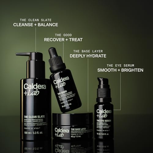 Caldera + Lab The Regimen Rich + Eye Defense | Men's 4 Piece Skincare Set - size: 4-Piece Skincare Kit