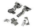 Blum Clip top BLUMOTION Soft Close Hinges, 110 Degree, Self Closing, Frameless, with Mounting Plates and Hinge Cover Plates (Inset - 8 Pack (4 Pair))