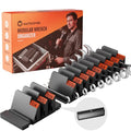 32 PCS Magnetic Wrench Organizer for Tool Drawer Storage, Black - size: With Magnetic