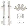 FRMSAET Heavy Duty Under Mount 12/14/16/18inch Drawer Slides-16 inch Silver - color: Silver, size: 16 Inch