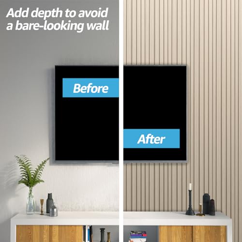 Art3d 48 x 6 Inch WPC Wood Slat Wall Panels, 3D Wall Accents, 16-Pack, Oak | Real Wood Grain, Durable, Water Resistant, Wear-Resistant, No Emission, Eco-Friendly, Easy to Care, for Living Room, Bedroom - color: Oak, size: 48" * 6"