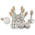 HUAYY Furniture Levelers Swivel Feet,Angle Height Adjustable(5/16-18 Nut Inserts Kits-8 Sets),Heavy Duty Leveling Legs for Table Chairs Cabinets Sofa,with High-Density Self-Adhesive Felt Pads - size: 5/16-18 Kits-8 Sets