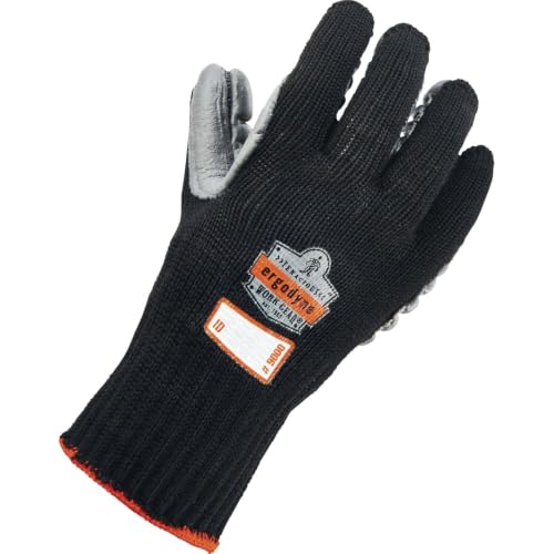 Ergodyne ProFlex 9000 Certified Lightweight Anti-Vibration Work Glove, X-Large,Black - size: X-Large (Pack of 1)