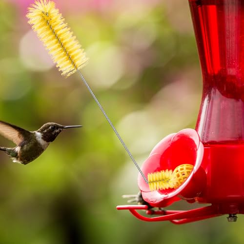 Hummingbird Feeder Cleaning Brush, 19 Pieces 3 Size, Yellow - color: Yellow