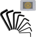 Yellow Paw Jumbo Allen Wrench Set (8 Pack - Extra Large Hex Key Set) Metric Sizes 7mm, 8mm, 9mm, 11mm, 12mm, 14mm, 15mm, and 17mm - size: Metric - 8 Pack