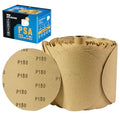 S SATC 100 PCS PSA Sanding Discs 6 Inch Adhesive Backed Sandpaper 180 Grit Sander Attachment for Drill Self Stick Aluminum Oxide Round Automotive Sandpaper with Sticky Back - style: 180 Grit