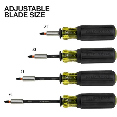 Klein Tools 33803 ProFlex 42-Bit Impact Driver Bit Set with Modular Case, S2 Steel, Magnetic, Adjustable Screwdriver - size: 42 Bit Set