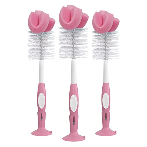 Dr. Brown's Bottle Brush, Pink, 3-Pack - color: Pink Bottle Brush, size: 3-Pack