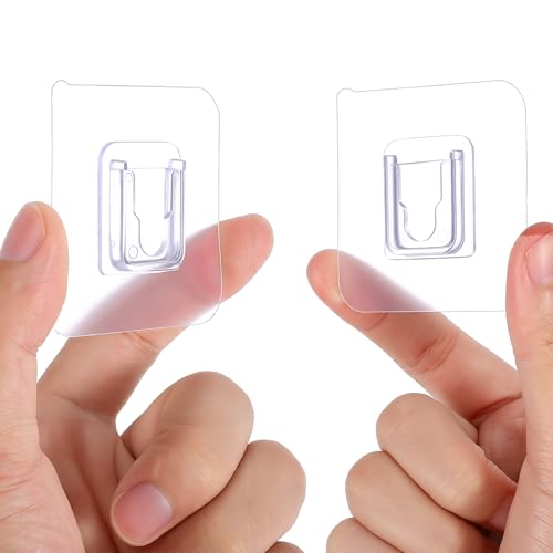 10 Pack Double Sided Adhesive Wall Hooks Wall Mounted Sticky Pads