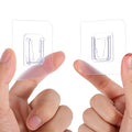10 Pack Double Sided Adhesive Wall Hooks Wall Mounted Sticky Pads