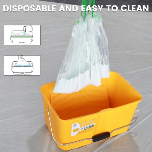 VOOMEY 18 Inch Paint Buckets Liners, Disposable Paint Tray Liner, 6 Pack - size: 6pc( 18 in Paint Bucket Liner)