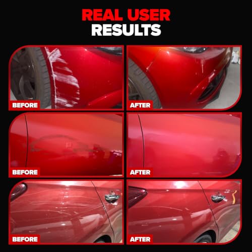 Carfidant Red Scratch & Swirl Remover Polish for Red Cars & Restorer - style: Red Scratch Remover Kit