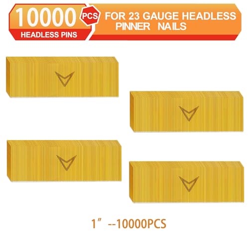 23 Gauge Pin Nails,Headless Pinner,3/4",10000pcs - size: 3/4"---10000pcs