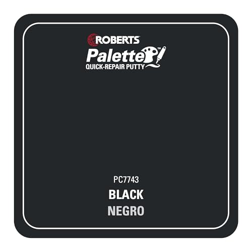 Roberts Palette Quick-Repair Putty for Wood, Laminate & Vinyl - Black - color: black