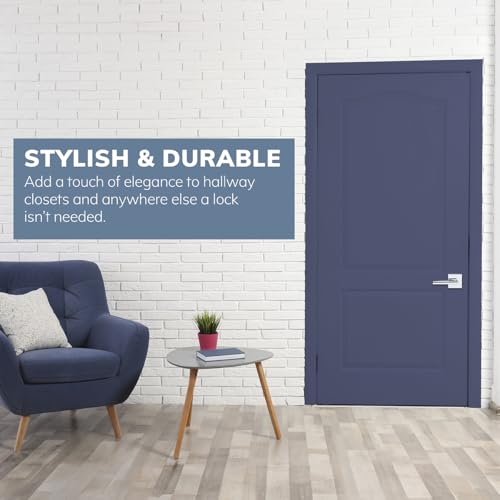 Delaney Vida Passage (Hall/Closet) Door Lever w/Square Trim Polished Chrome