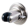 JiePai Suction Cup Shower Head Holder,Adjustable Handheld,Brushed Nickel | 20° adjustable angle,Removable,No-drill wall mount,fits 3/4 handheld,Works on tile glass metal,For bathroom/RV - color: Adjustable Holder-Brushed Nickel