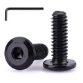 M3-0.5 x 20mm (100 pcs) Black Hex Socket Head Cap Screws, 304 Stainless Steel 18/8, Furniture Bolts, Connector Screws for Furniture, Black Oxide Finish, Full Thread, Hex Spanner Wrench Included - size: M3-0.5 x 20mm