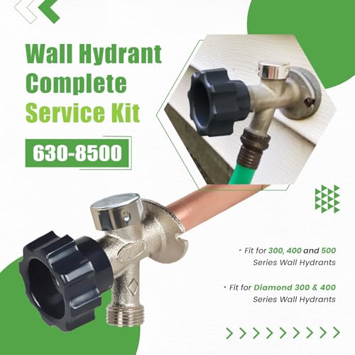 630-8500 Wall Hydrant Complete Service Kit, fit for Mansfield Style 300, 400, 500 Series, for Diamond 300, 400 Series Wall Hydrants