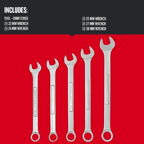CRAFTSMAN Wrench Set, Metric, Jumbo, 5-Piece (CMMT12055) - style: 5 Piece Metric