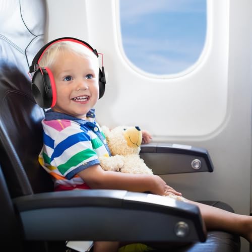 ProCase Kids Noise Cancelling Headphones Ear Hearing Protection, Black - color: Black