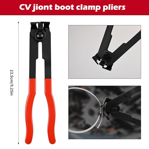 TOOLEAGUE 9Pcs Fuel Line Disconnect Pliers Set with Storage Case - size: 9pcs