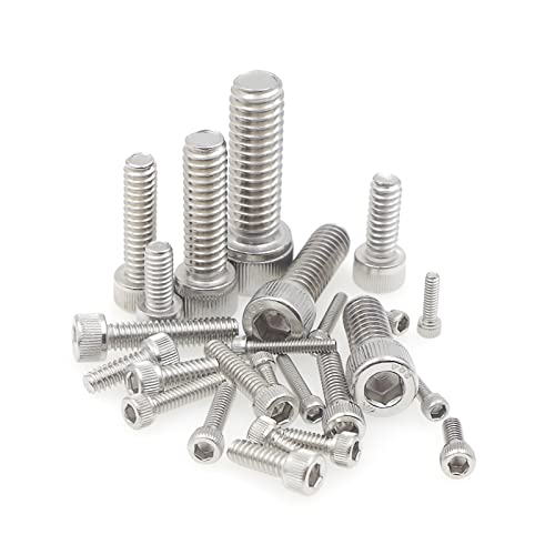 #2-56#4-40#6-32#8-32#10-24 1/4"-20 5/16"-18 UNC 304 Stainless Steel Socket Head Cap Screws Assortment Kit
