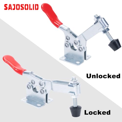 201B Horizontal Toggle Clamps with 90 KG Holding Capacity, 10 PK - style: 201B,10PK