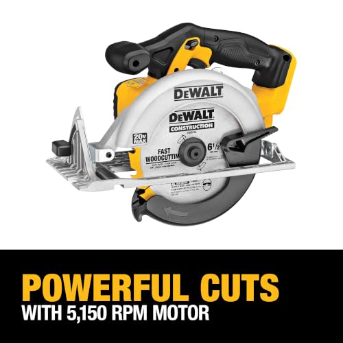 DEWALT 20V MAX Cordless Drill Driver and Circular Saw Combo Kit with 2 x 2 Ah Batteries and Charger, Contractor Bag (DCK252D2) - size: 2 Tool Combo Kit
