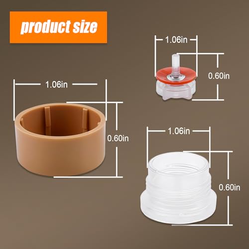 RK-17VB Outdoor Faucet Repair Kit for Woodford Model 17 Outside Faucets Vacuum Breaker Float Kit Include Caps Bodies Floats, 12PCS Set - style: RK-17VB
