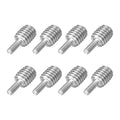 uxcell M4x10mm to M10x10mm Double End Threaded Stud Screw Bolt, 8Pcs 304 Stainless Steel Thread Reducer Adapter for Furniture Machinery Assembly Fastener - size: M4x10mm to M10x10mm