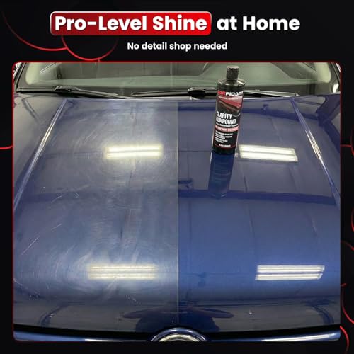 Clarity Compound - Scratch & Swirl Remover for Cars with ClarityFusion Technology - One Step Scratch Remover for Clear Coat & Paint Restoration - Removes Scratches, Swirls & Oxidation - 16 oz - style: Clarity Compound
