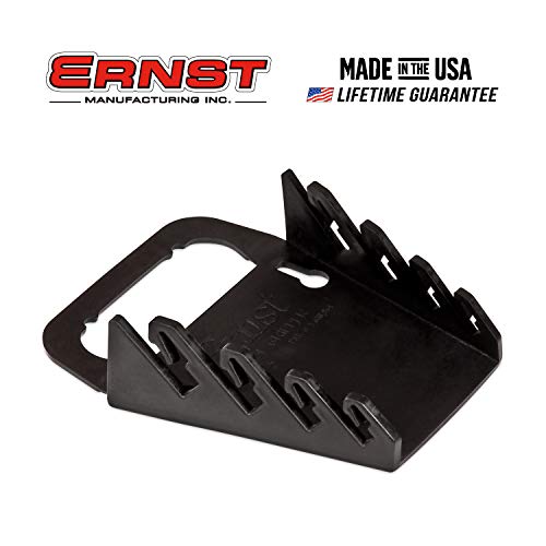 ERNST Gripper Wrench Organizer, 4 Tool, Black - color: Black, size: 4 Tool, style: Standard