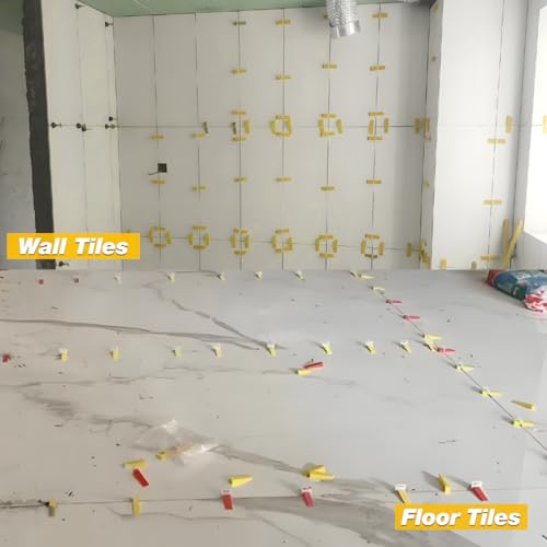 600 Piece Tile Leveling System Clips, 1/8 Inch Tile Leveler Clips