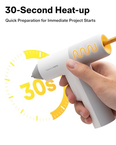 HOTO Easyflow Hot Glue Gun, Auto Dispensing Glue Gun (40 Glue Sticks) - style: Easyflow hot glue gun