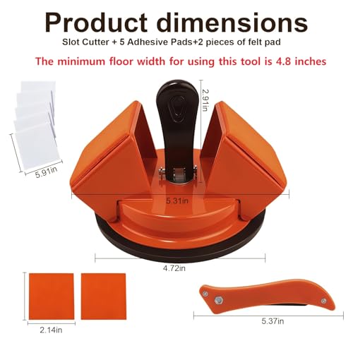 Heavy Duty Floor Gap Fixer Tool with Enhanced Suction Cup