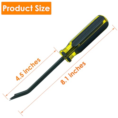 Upholstery Staple Remover - Staple Puller, Upholstery Tools Tack Lifter with Double Prongs Staple Remover Tool for Removing Staples, Nails or Tacks for Furniture Carpet Floor Carton - size: 1pc Staple Remover