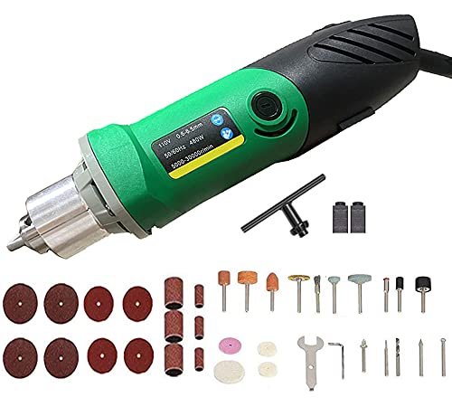480W Rotary Tool Power Electric Die Multi-function Grinder Carver Set, 6 Step Variable Speed Adjustment, 30000RPM - style: 480W, Heavy Duty Compact