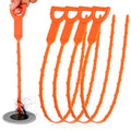 Drain Snake Clog Remover - 4 Pack 20 Inch Flexible Hair Tool - style: Drain Snake 4pcs