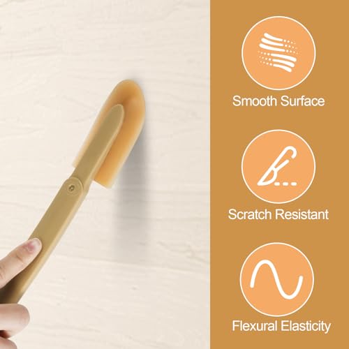8pcs Rubber Caulking Caulk Remover Smoothing Tool | Reusable Sealant Spatula Spreader 4 Sizes Silicone Multifunctional Caulk Finishing Tool Applicator for Tiles Brick Kitchen