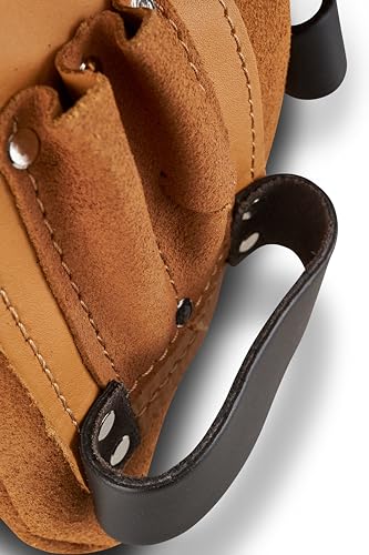 AWP Tool Pouch, Electrician Tool Pouch, Premium, Professional Multi-Pocket Organizer - size: 1 Pack, style: 10 Pocket Classic Leather Tool Pouch