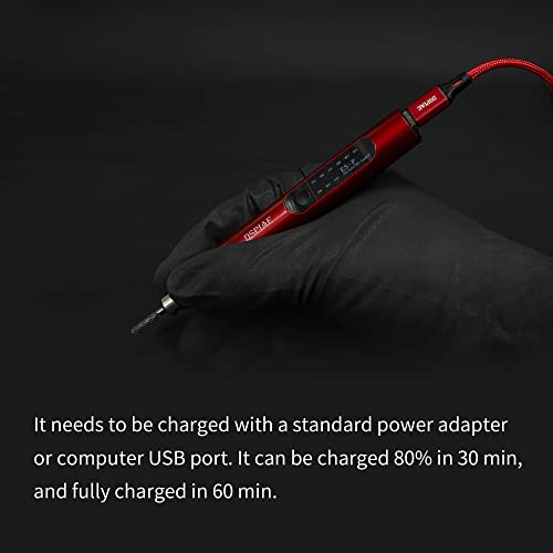DSPIAE Portable Electric Sanding & Sharpening Pen – 3-Speed Mini Drill & Hobby Tool for Resin, Jewelry, DIY Crafts, Fine Polishing, Detail Grinding, 3mm Drill Compatible, Pen Sander Kit