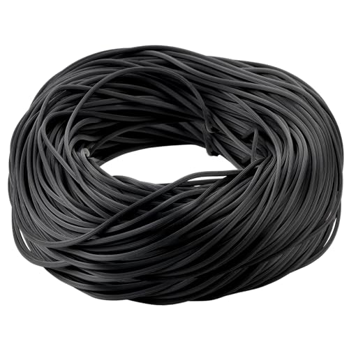 Screen Spline Window 250ft Black Rubber Retainer Spline (0.19 Inch) - size: 0.19 Inch