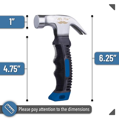 Mr. Pen- Claw Hammer, 8oz, Blue, Magnetic - color: Blue