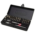 TONE Bit Ratchet Set BRFS27 1/4" Hex Shank Bit Black 27-Piece